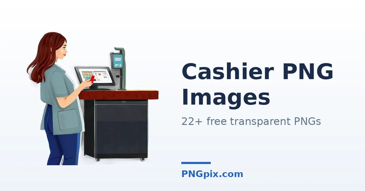 Cashier PNG images