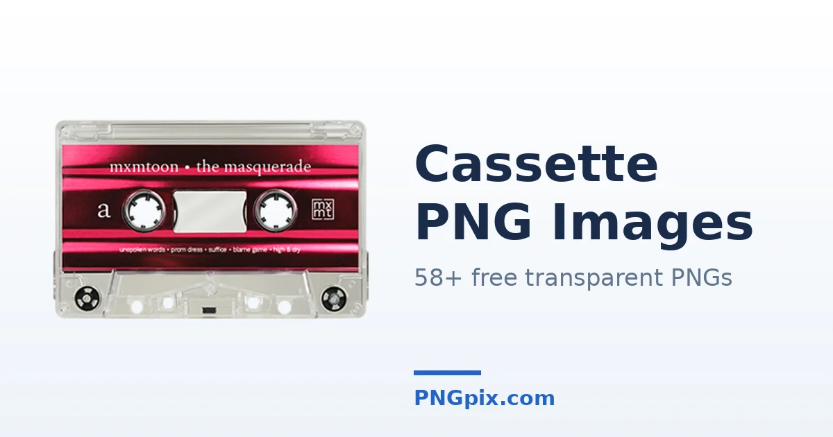 Cassette PNG images