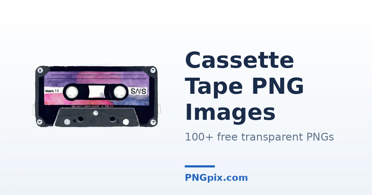 Cassette Tape PNG images