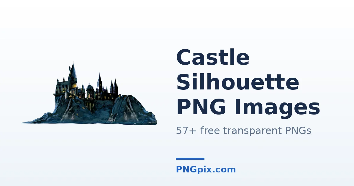 Castle Silhouette PNG images
