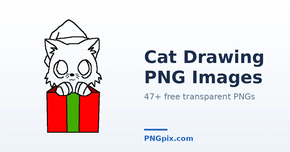 Cat Drawing PNG images