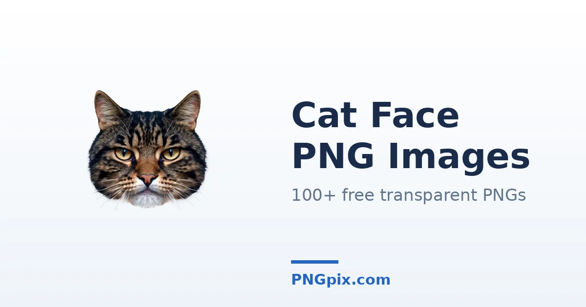 Cat Face PNG images