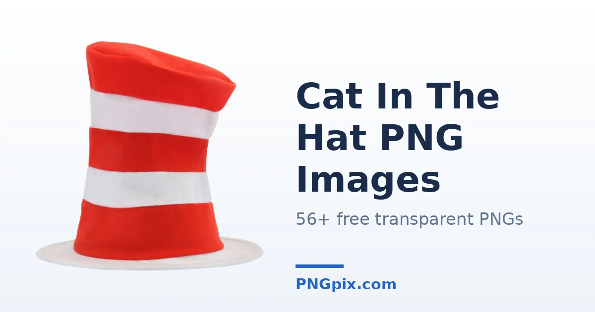 Cat In The Hat PNG images