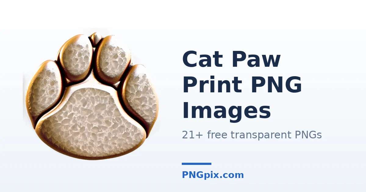 Cat Paw Print PNG images