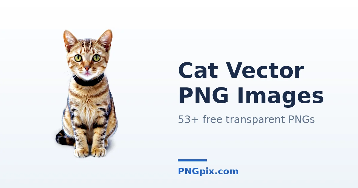 Cat Vector PNG images