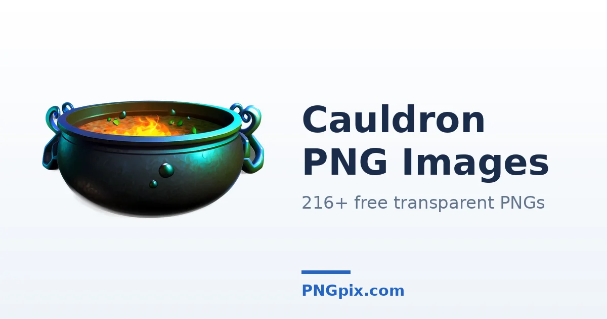 Cauldron PNG images