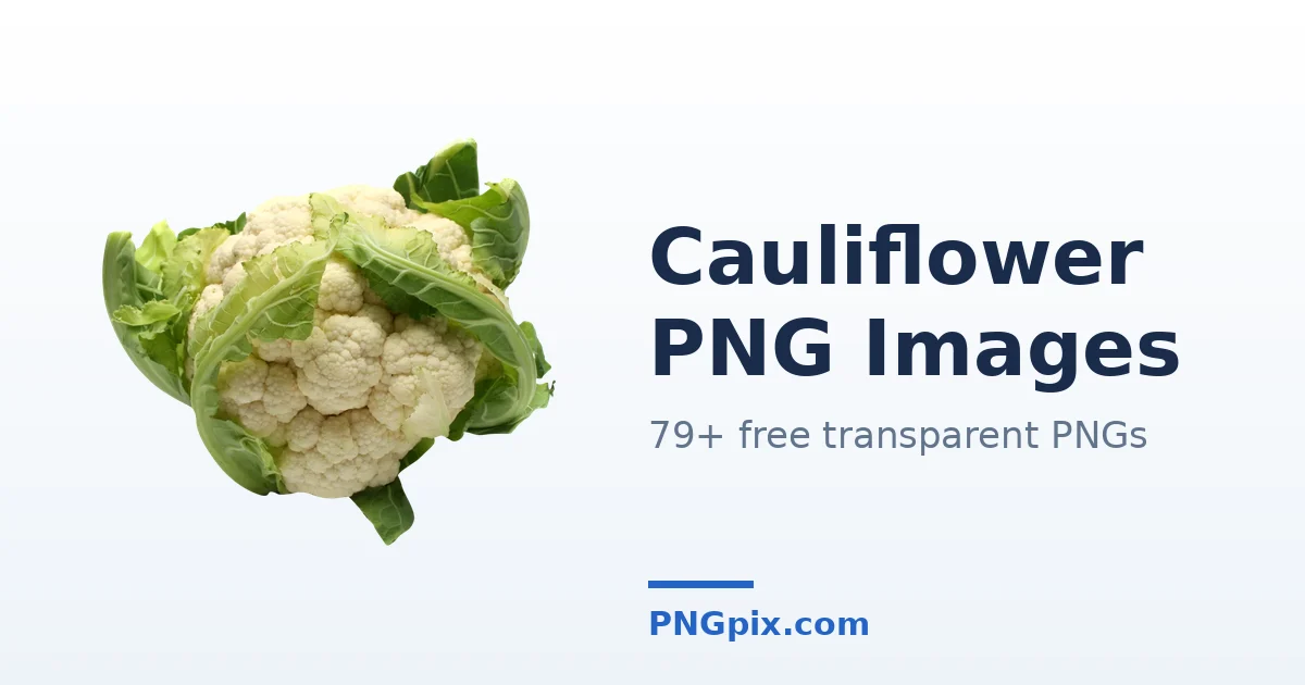 Cauliflower PNG images