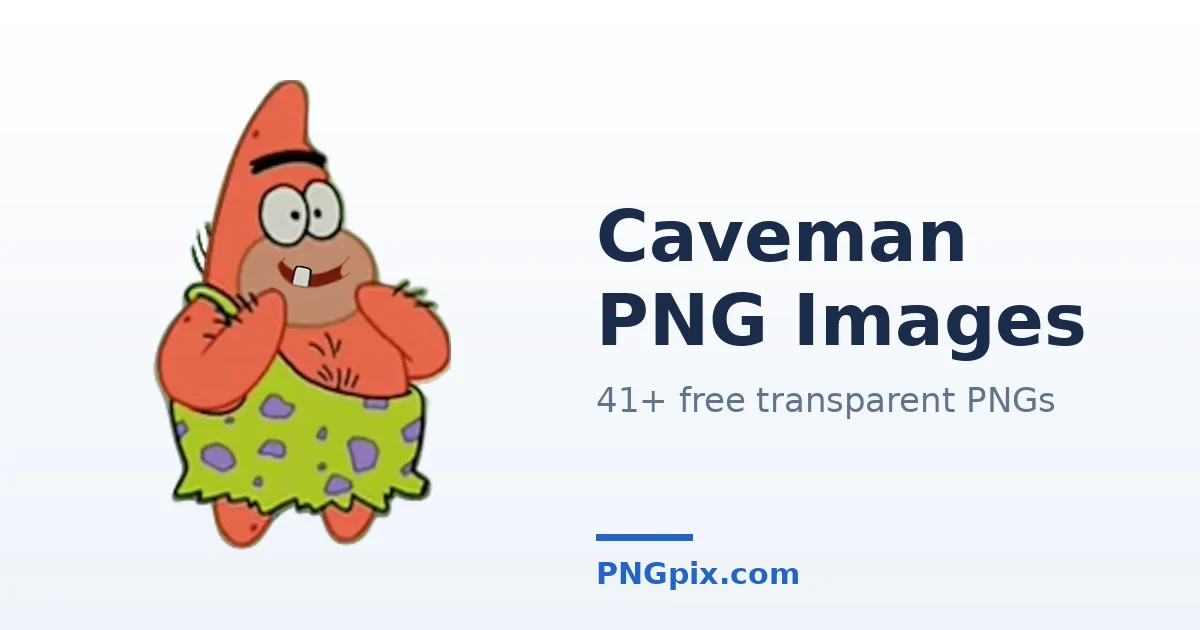 Caveman PNG images