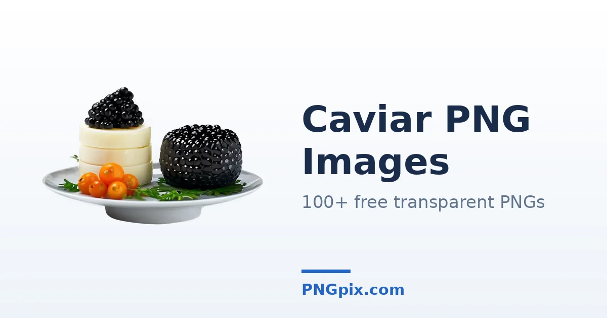 Caviar PNG images