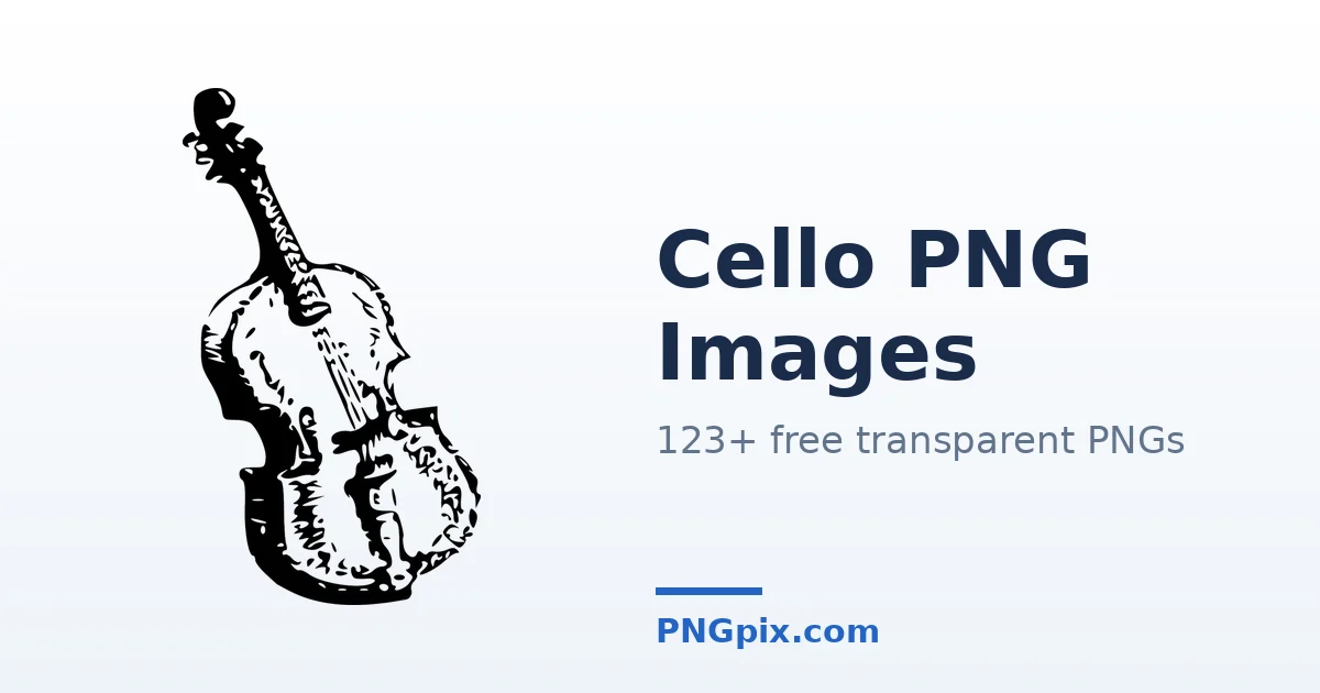 Cello PNG images