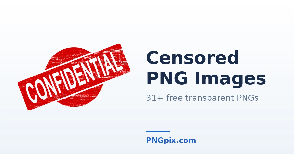 Censored PNG images