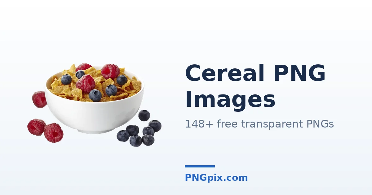 Cereal PNG images