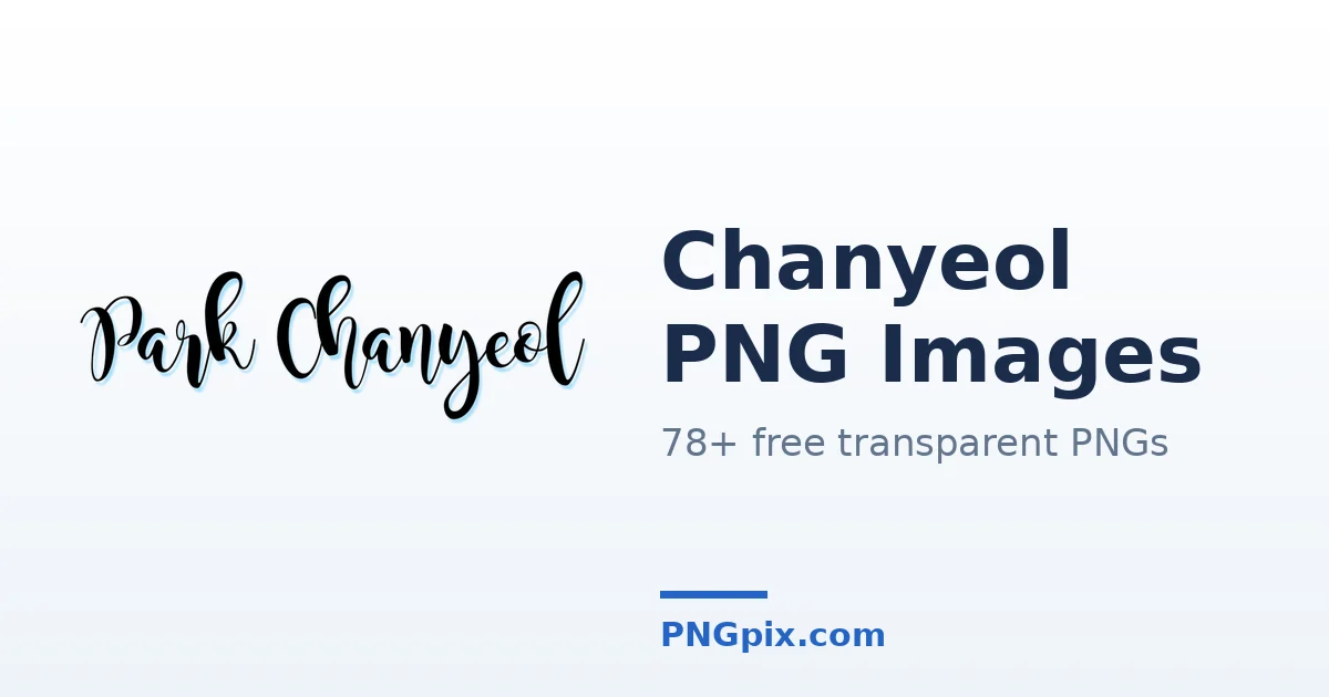 Chanyeol PNG images