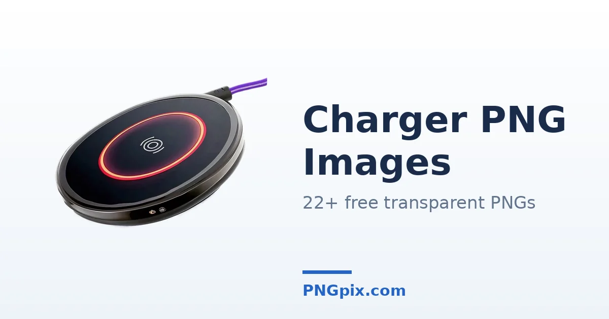 Charger PNG images