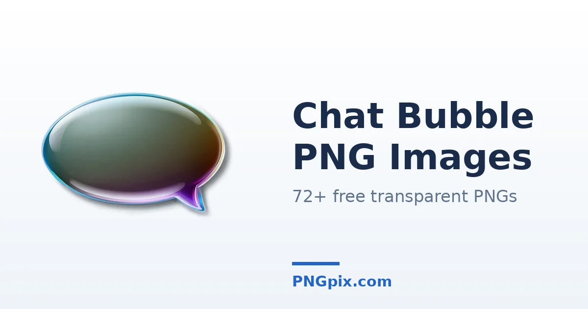 Chat Bubble PNG images