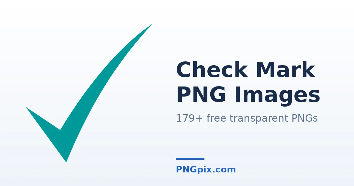 Check Mark PNG images