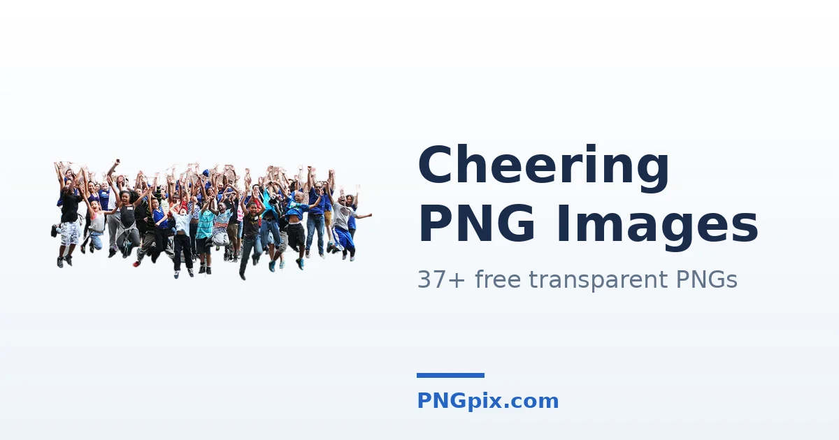 Cheering PNG images