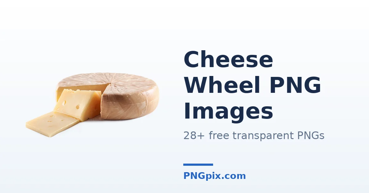 Cheese Wheel PNG images