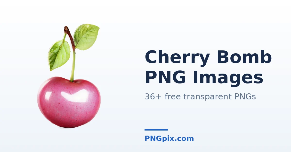 Cherry Bomb PNG images