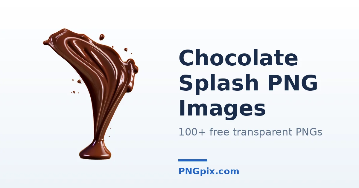 Chocolate Splash PNG images