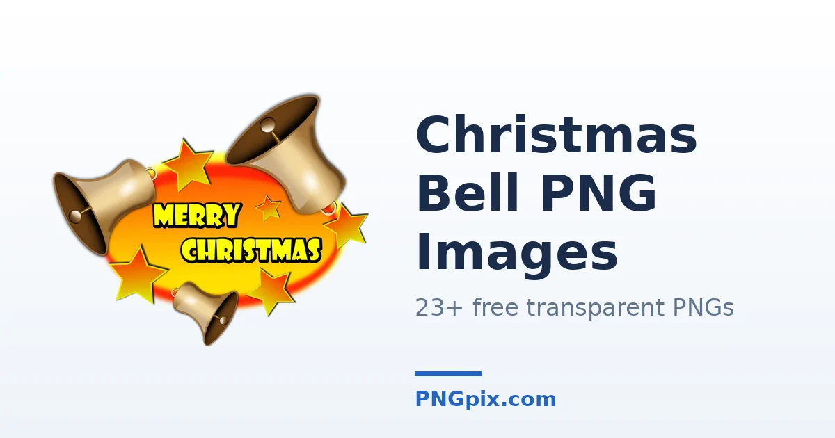 Christmas Bell PNG images
