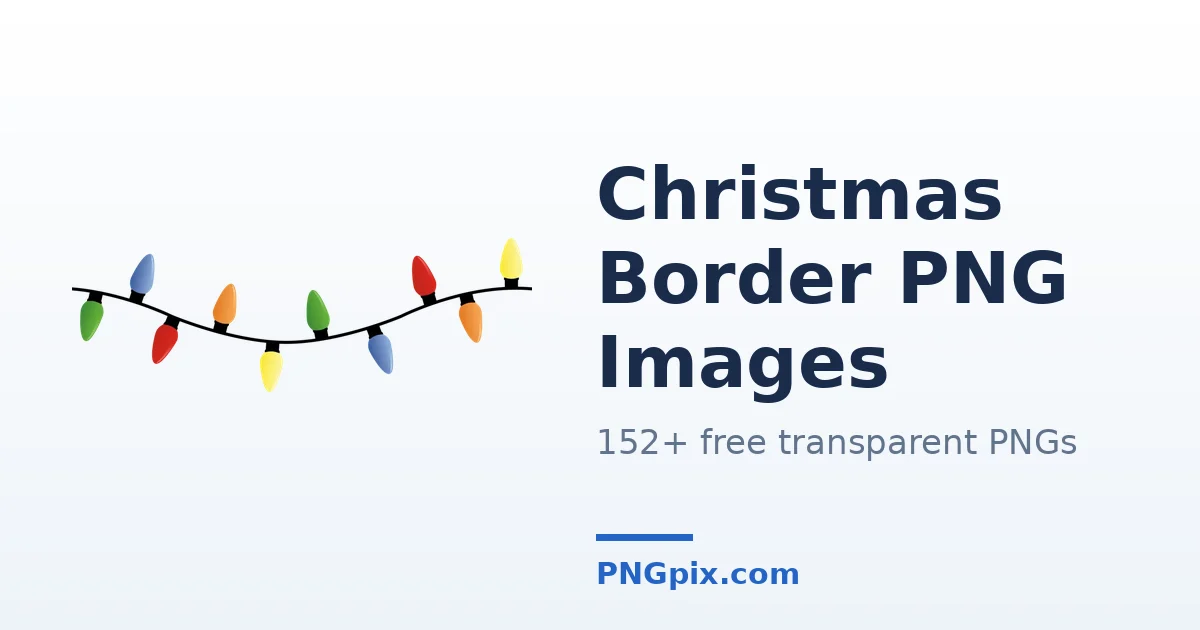 Christmas Border PNG images