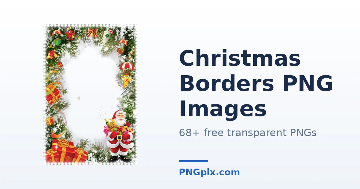 Christmas Borders PNG images