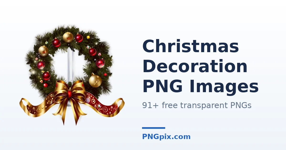 Christmas Decoration PNG images