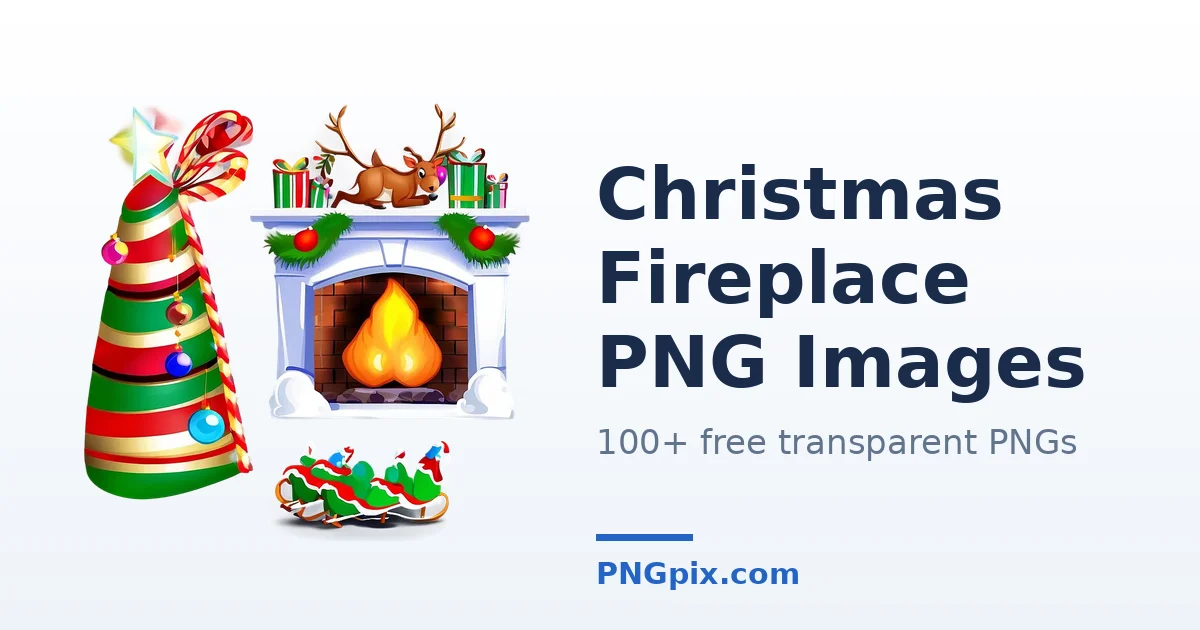 Christmas Fireplace PNG images