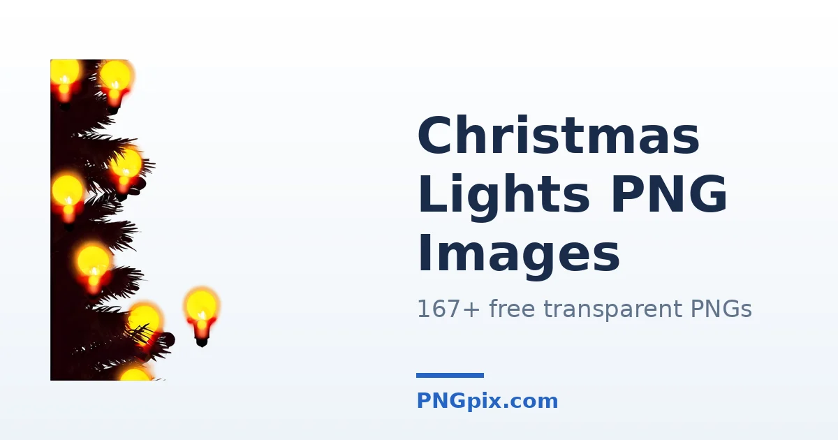 Christmas Lights PNG images
