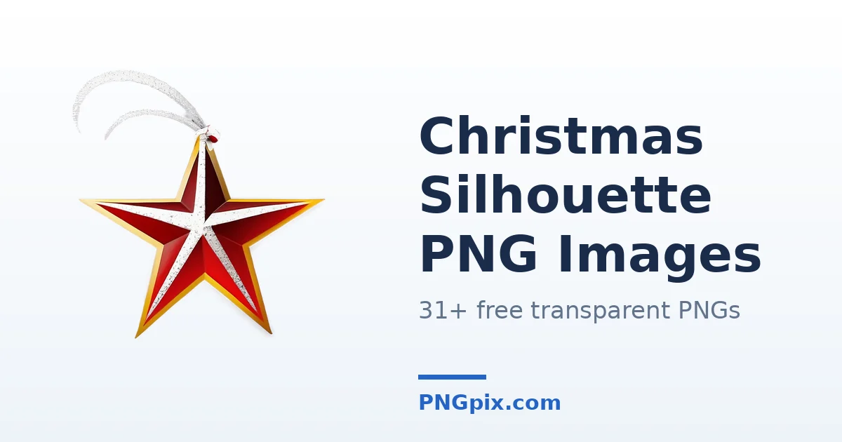 Christmas Silhouette PNG images