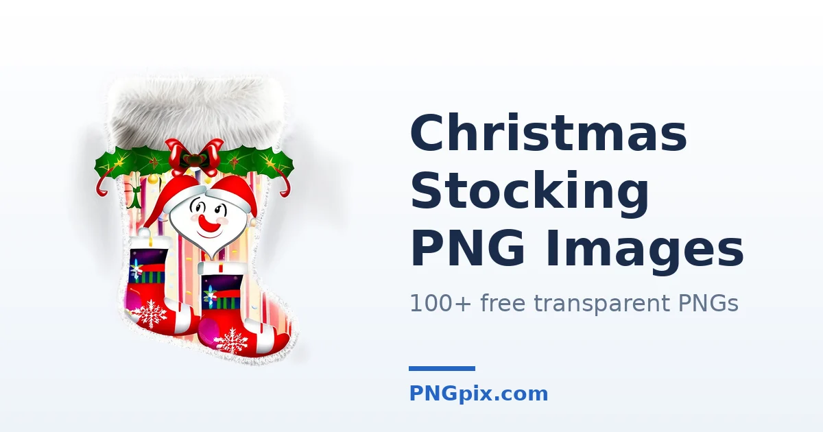 Christmas Stocking PNG images