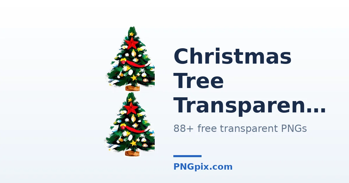 Christmas Tree Transparent PNG images