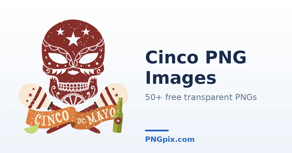 Cinco PNG images