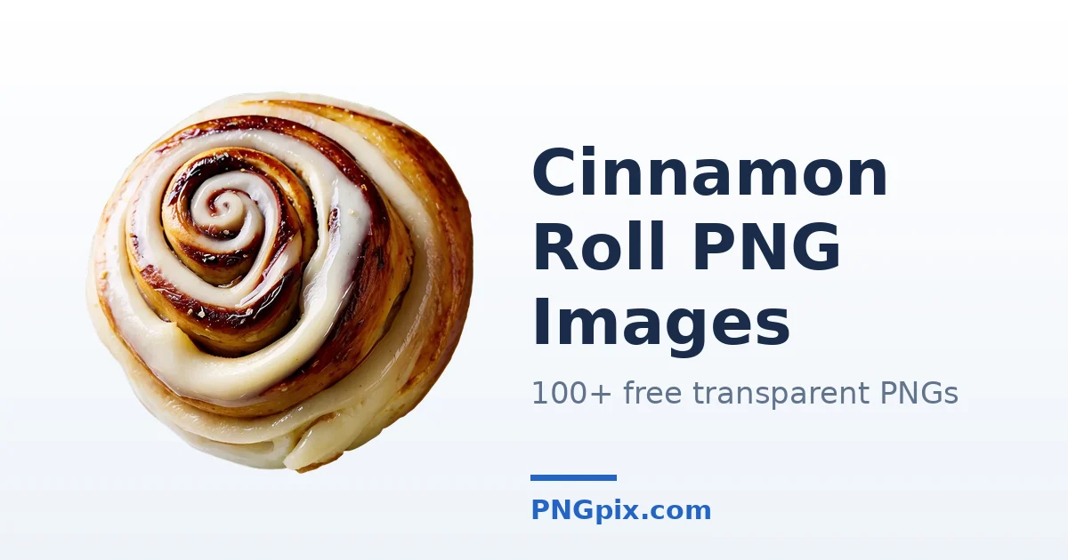 Cinnamon Roll PNG images