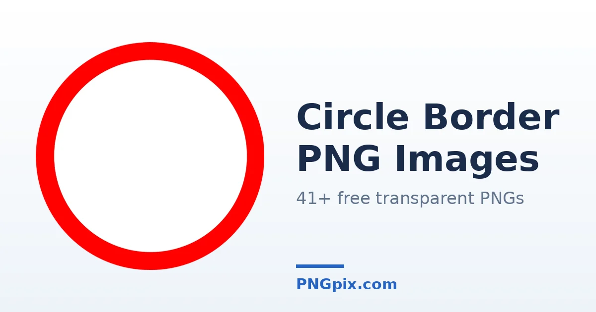 Circle Border PNG images