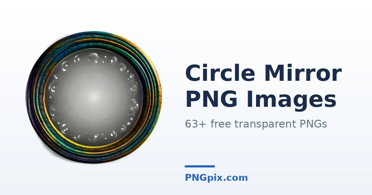 Circle Mirror PNG images