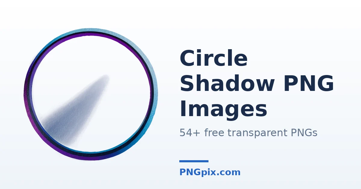 Circle Shadow PNG images