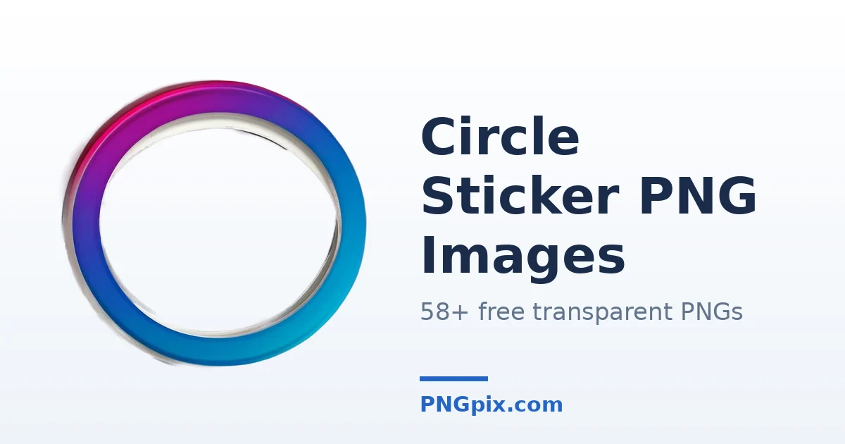 Circle Sticker PNG images