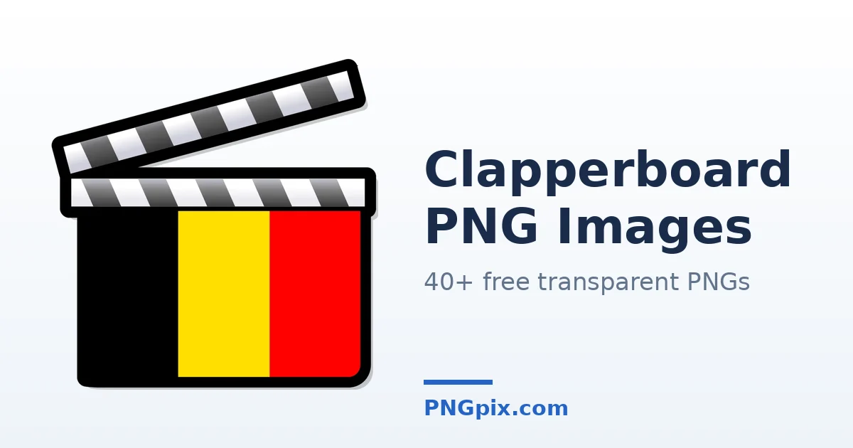 Clapperboard PNG images