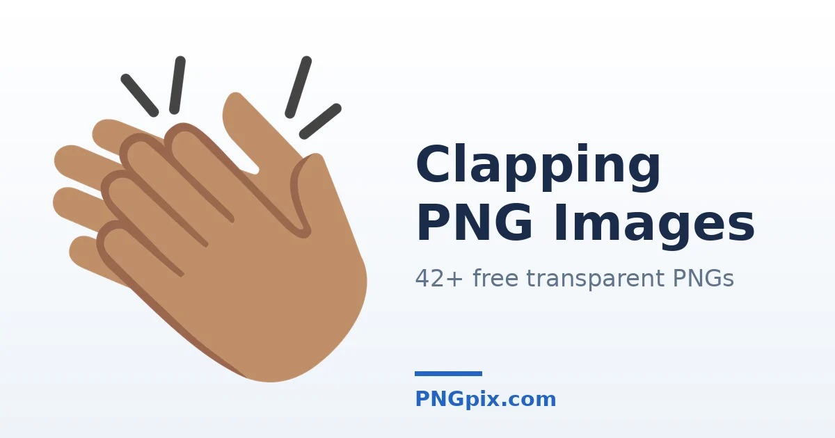Clapping PNG images