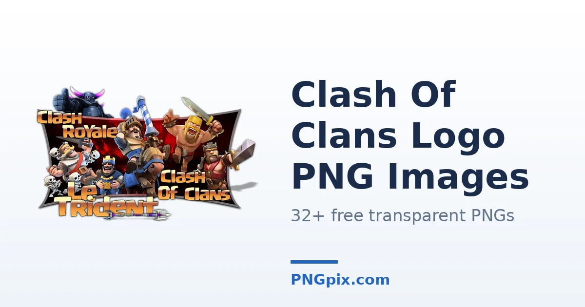 Clash Of Clans Logo PNG images