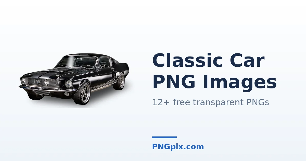 Classic Car PNG images