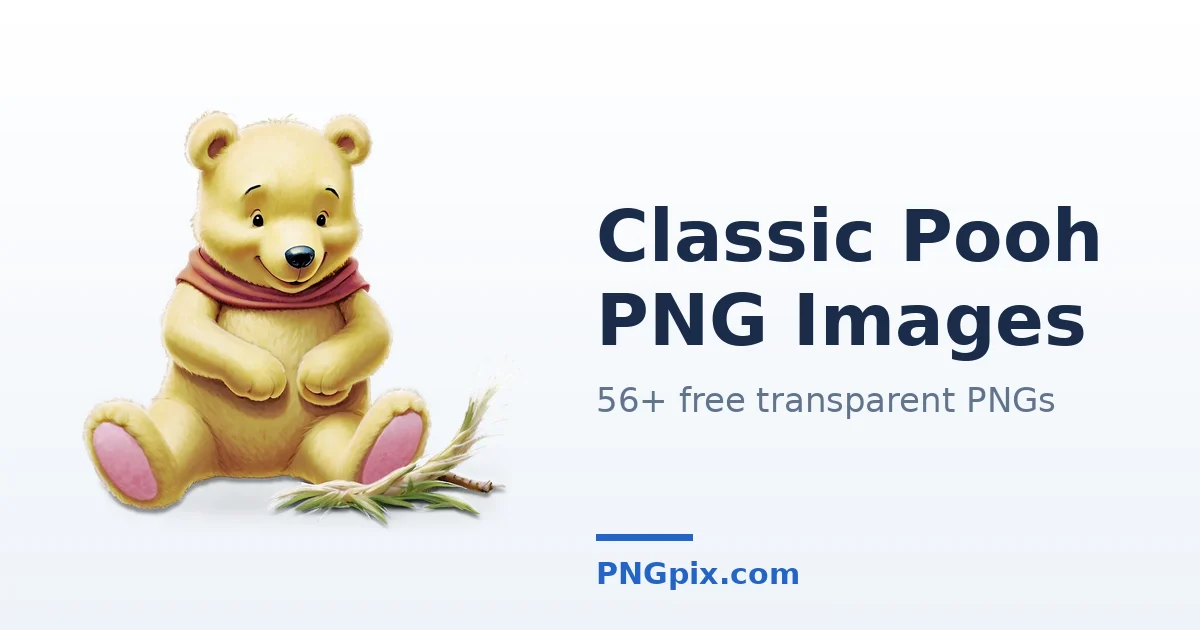 Classic Pooh PNG images