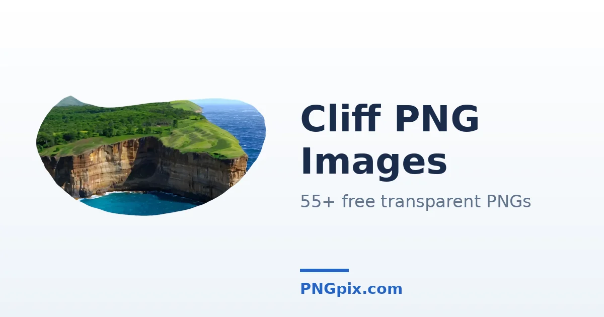 Cliff PNG images