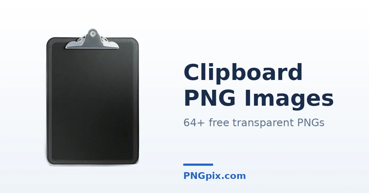 Clipboard PNG images