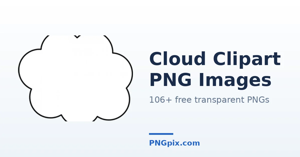 Cloud Clipart PNG images