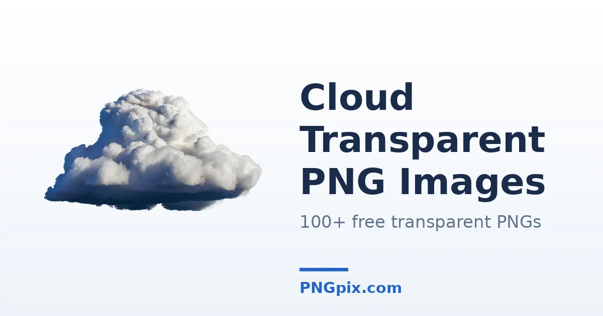 Cloud Transparent PNG images