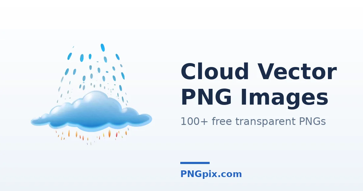 Cloud Vector PNG images