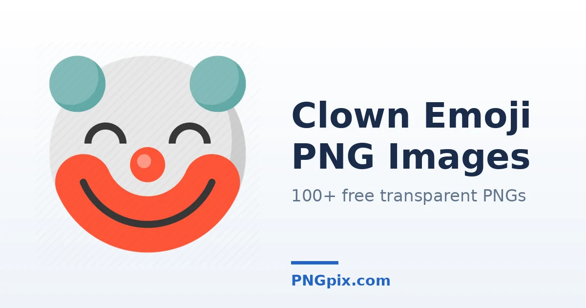 Clown Emoji PNG images